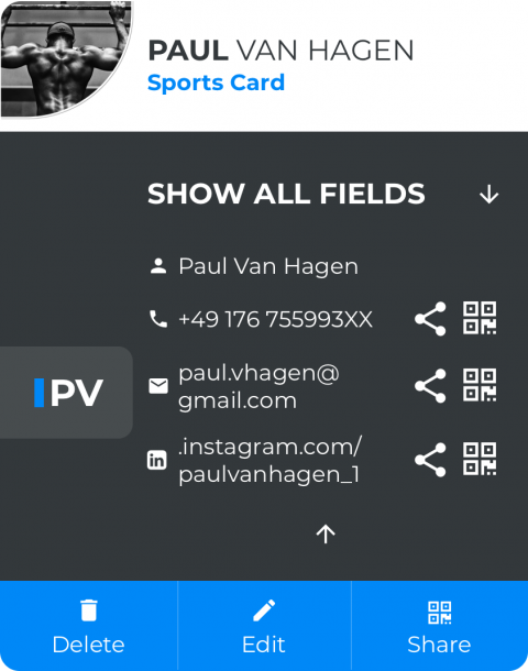 Pauls Sports Card